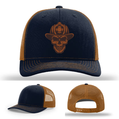 Firehouse apparel hat variant with Leatherhead leather patch