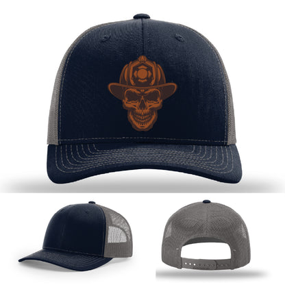 Station apparel hat variant showing Leatherhead skull patch design