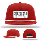 Custom State License Plate Hat gallery view three