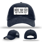 Custom State License Plate Hat gallery view six