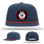 Hat displayed with Maltese Cross patch sample