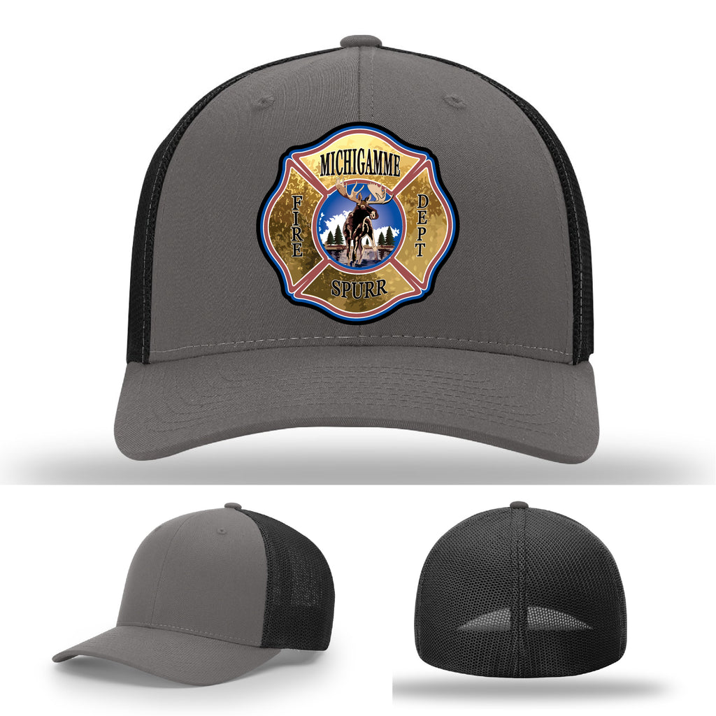 Fire department leather patch hat gallery image three hundred sixty three