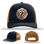 Fire department leather patch hat gallery image three hundred seventy one