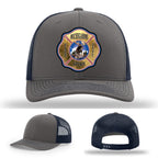 Fire department leather patch hat gallery image three hundred sixty
