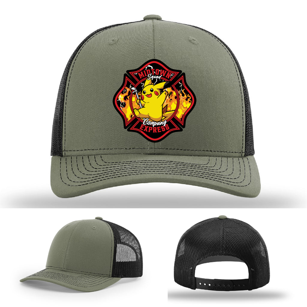 Midtown Express NJ firefighter hat carrying crew identity