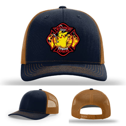 Midtown Express NJ firefighter hat crafted with genuine leather
