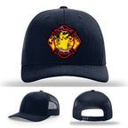 Midtown Express NJ firefighter hat featuring station artwork