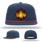 Midtown Express NJ firefighter hat with handcrafted full color patch