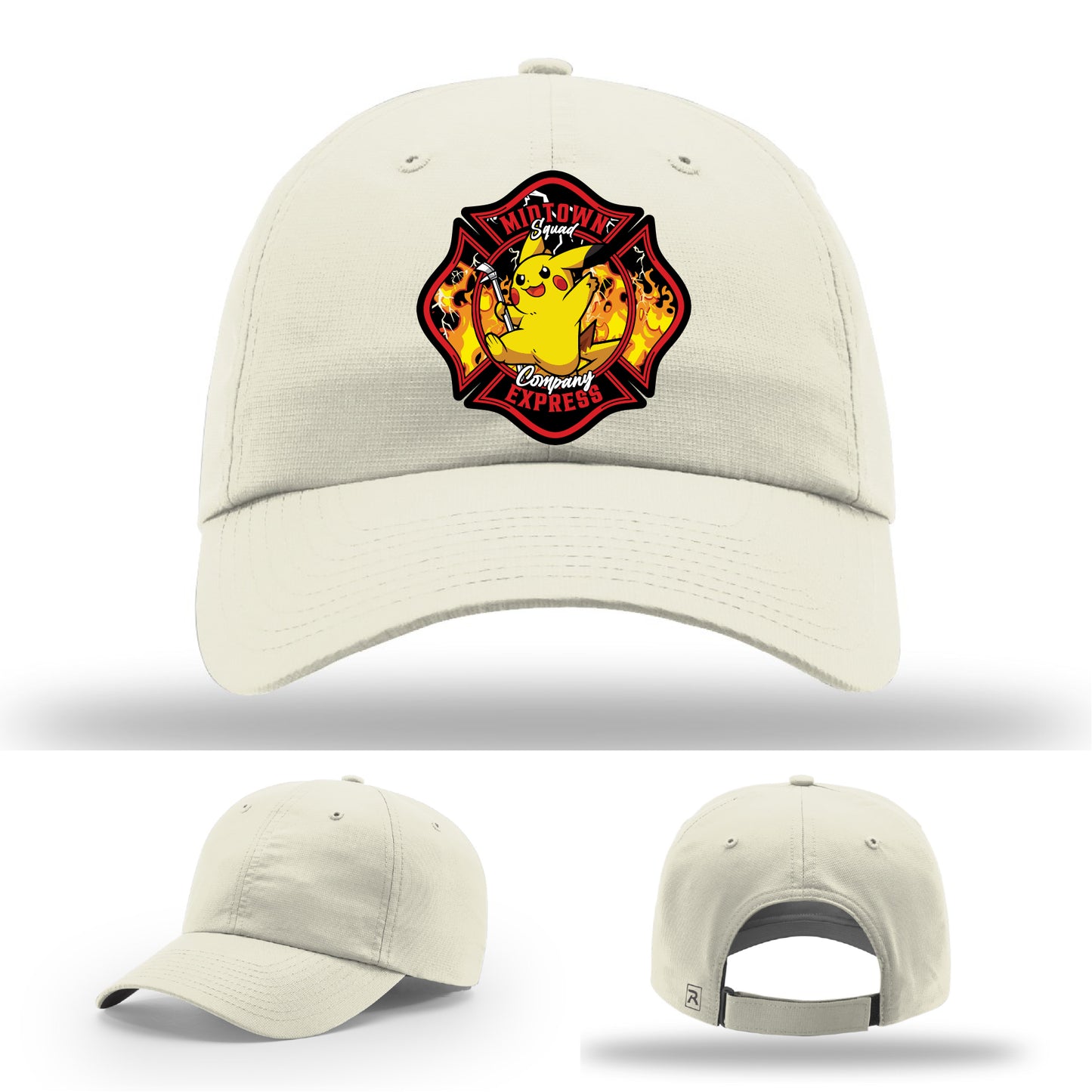 Midtown Express NJ firefighter hat custom firehouse design