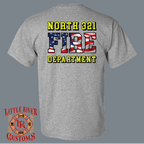 north 321 fire department shirt worn off duty