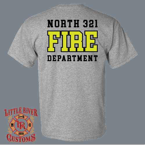 north 321 fire department shirt worn off duty station 10