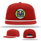 Custom North Strabane hat with joker and tools design
