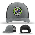 Joker design firefighter hat for North Strabane FD