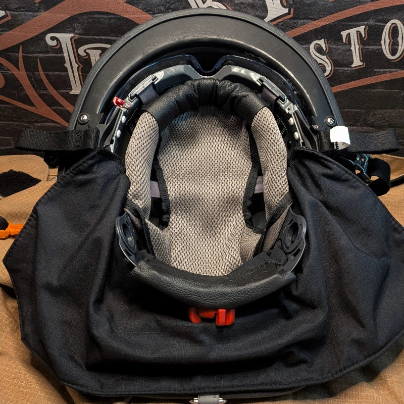 Interior view of Pacific F18 firefighter helmet