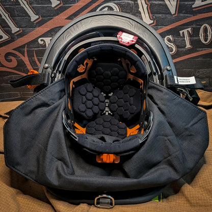 Interior view of Pacific F18 Haloflex helmet