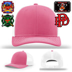 Paramus firefighter hat featuring Engine Co. 2 leather patch