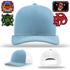 Firefighter hat for Paramus FD crews with custom leather patch