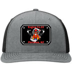 Engine Co. 2 Paramus Fire Department custom leather patch hat