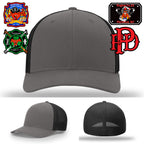 Full grain leather firefighter hat for Paramus FD crews