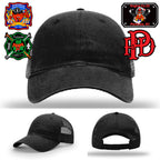 Leather patch firefighter hat made for Paramus FD pride