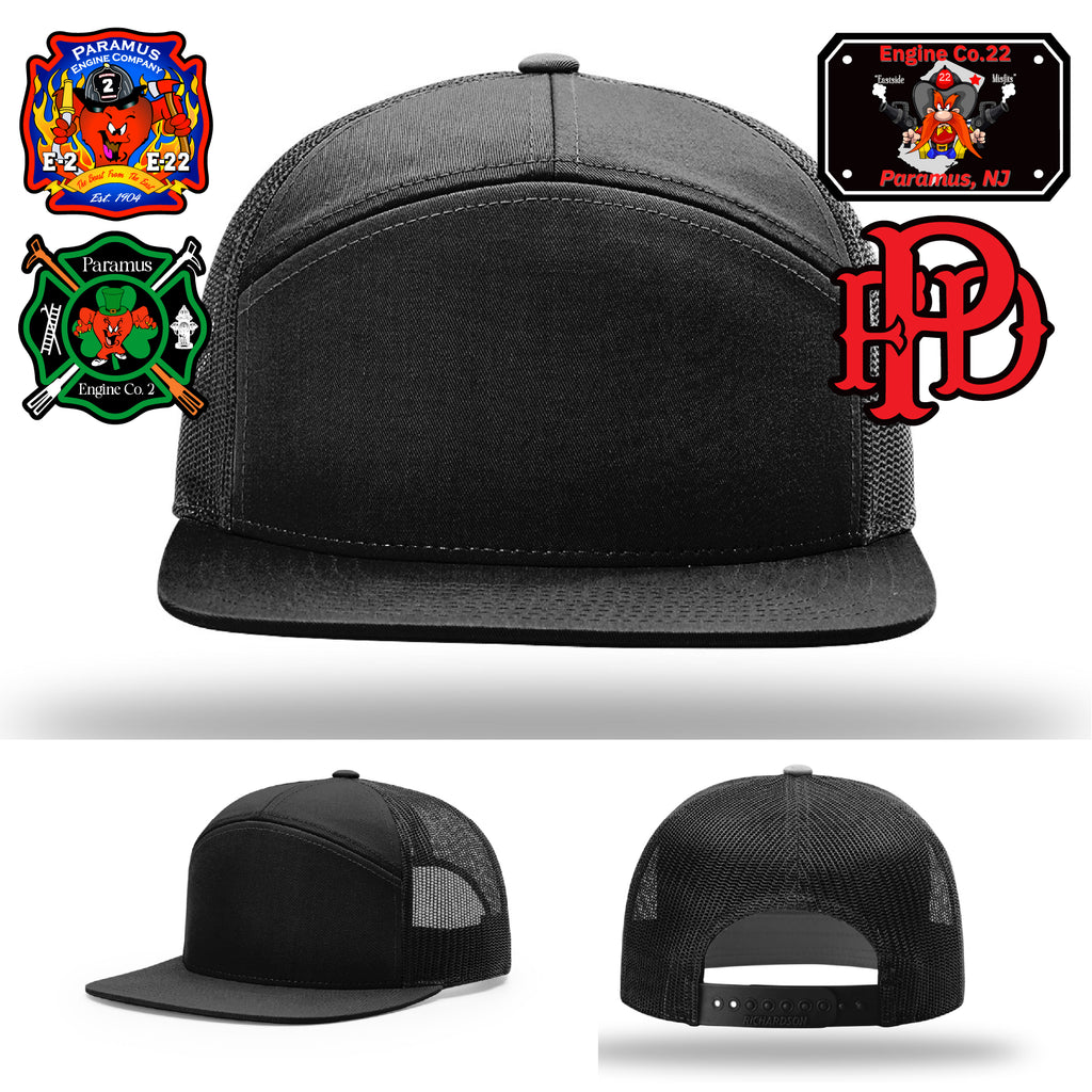 Custom firefighter hat for Paramus Fire Department crews