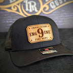 Firehouse hat with passport leather patch