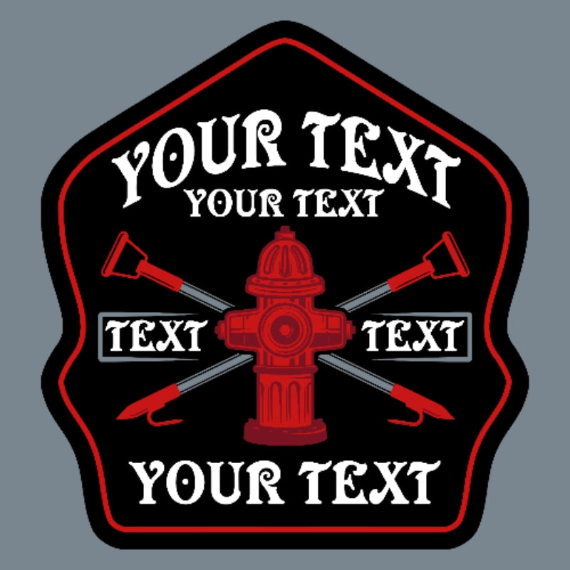 Firefighter helmet shield offering full customization and durability