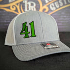 Custom embroidered firefighter hat with bold stitching, structured fit, and premium Richardson snapback design
