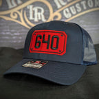 Custom embroidered firefighter hat with bold stitching, structured fit, and premium Richardson snapback design