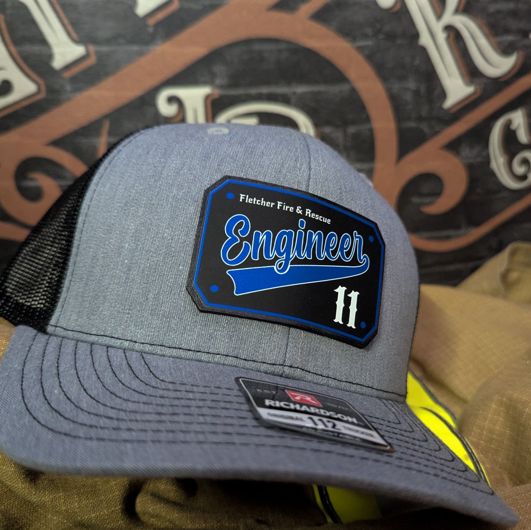 Custom fire hats for firefighters. Great for station design or the entire fire dept.