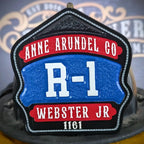Custom Renegade firefighter helmet shield for departments