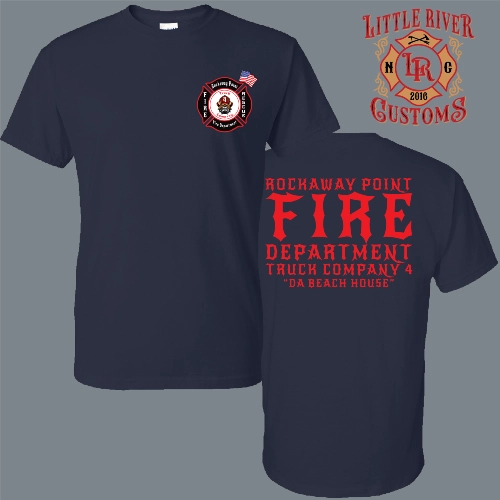 rockaway point truck company 4 firefighter shirt
