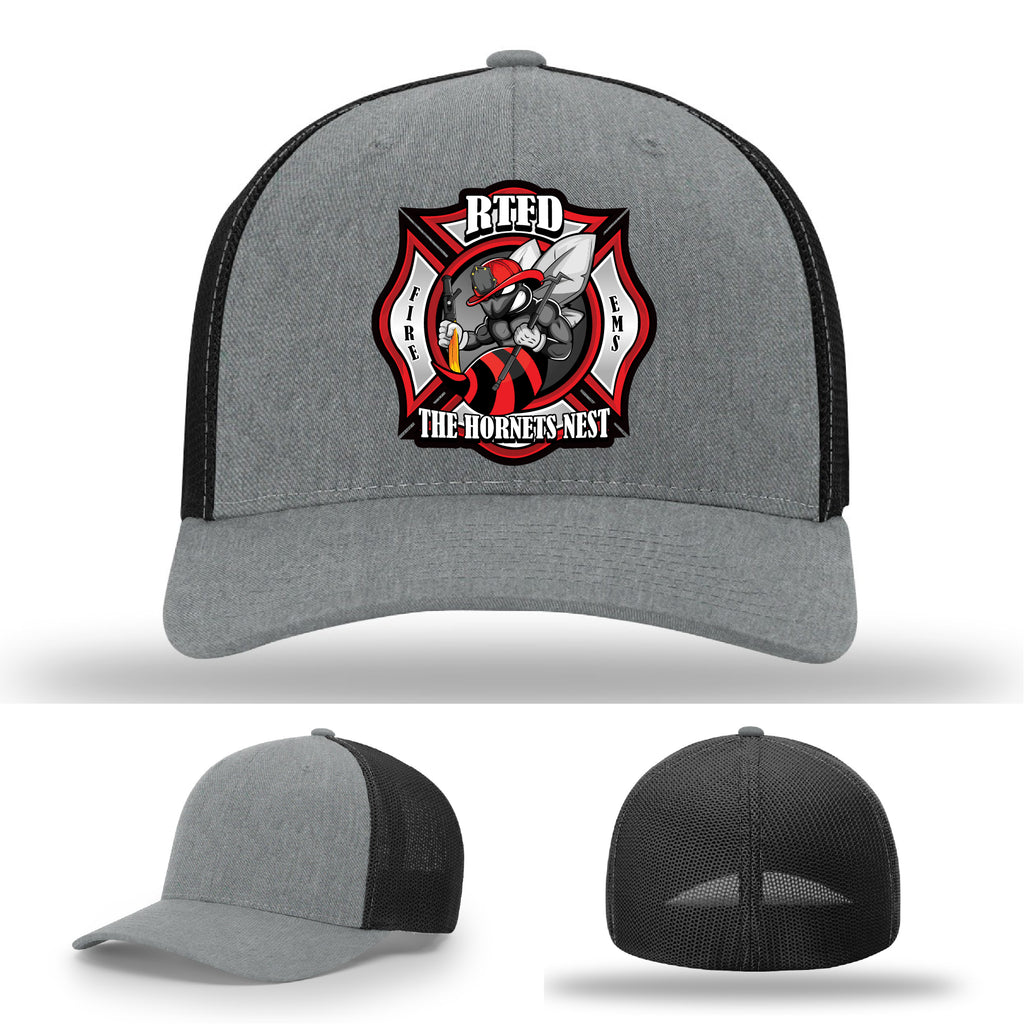 RTFD Hornet’s Nest firefighter hat with firehouse style patch