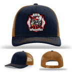 RTFD Hornet’s Nest custom firefighter leather patch hat