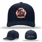 Leather patch firefighter hat RTFD Hornet’s Nest station identity