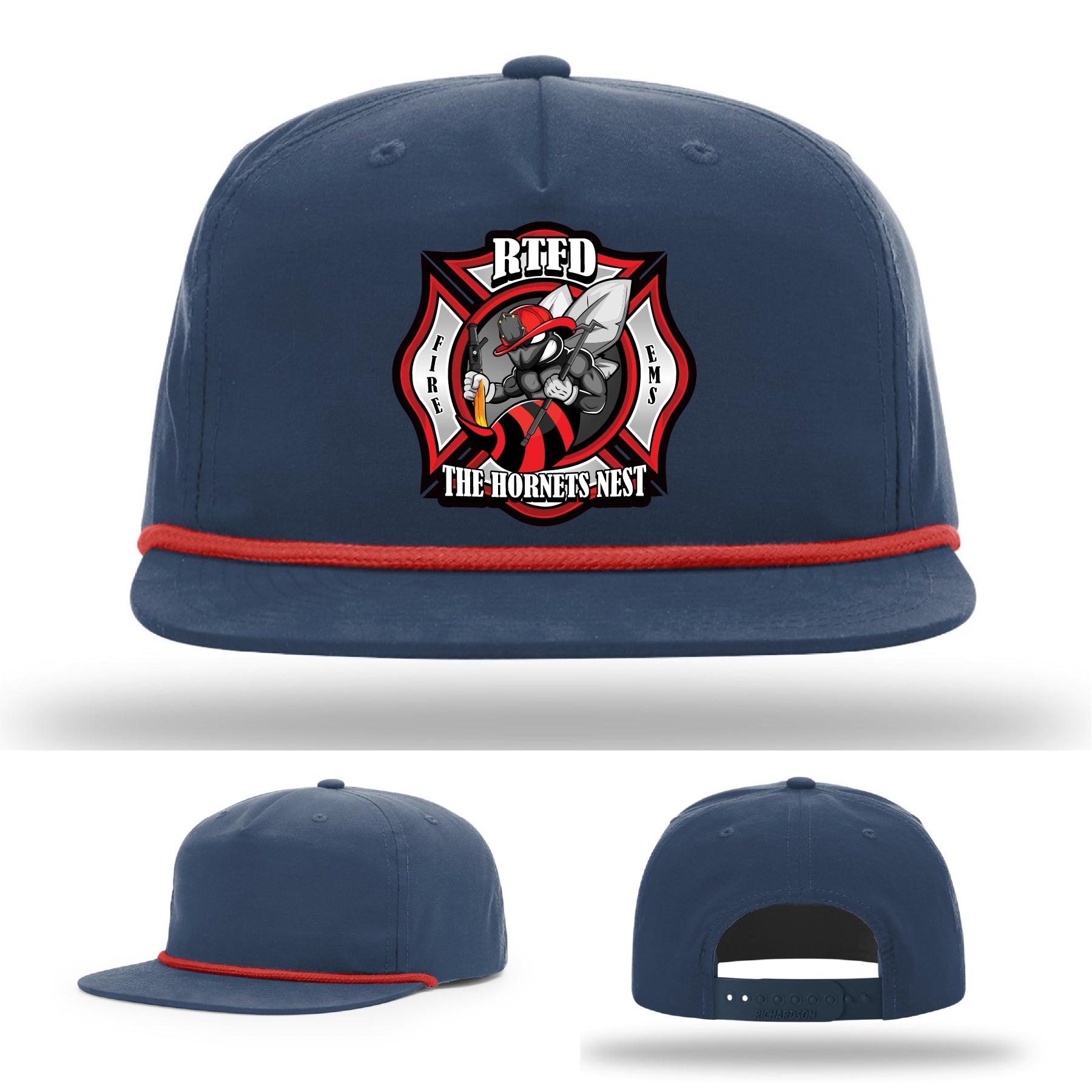 RTFD Hornet’s Nest firefighter hat station pride apparel