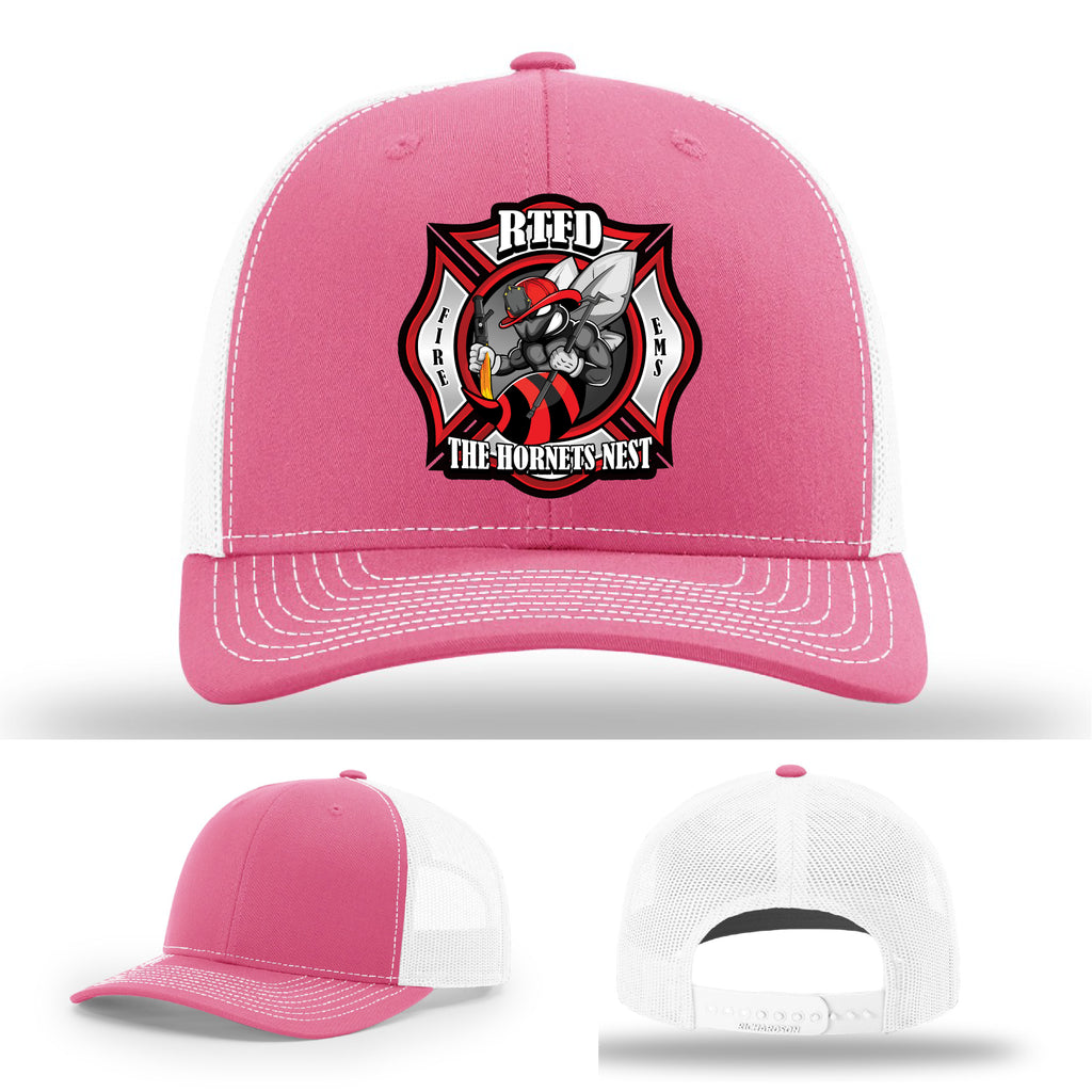 Firefighter department hat with RTFD Hornet’s Nest leather patch