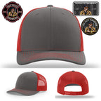 First responder hat with Salty Paramedic leather patch