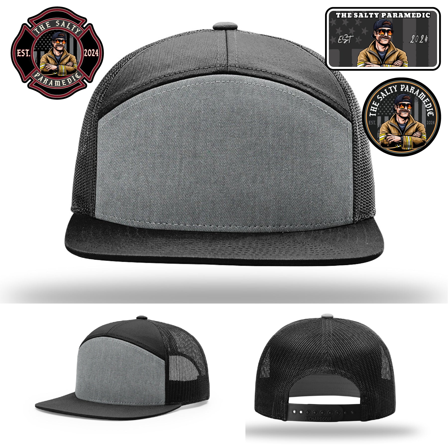 Salty Paramedic hat built firefighter and medic tough