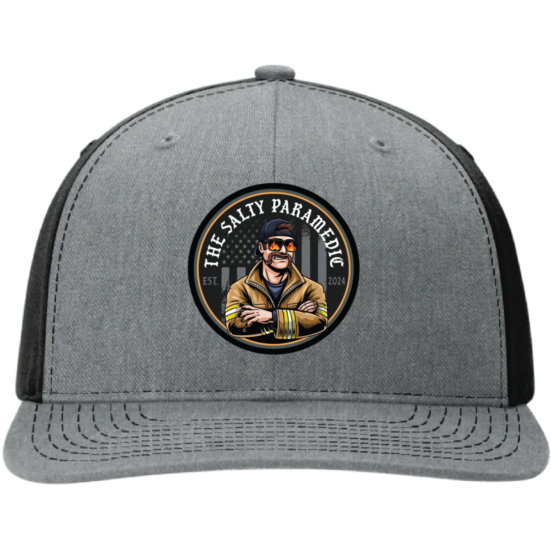 Custom Salty Paramedic hat for EMS crews and firefighters