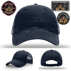 Leather patch Salty Paramedic hat built for first responders