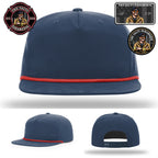 Firefighter pride hat featuring Salty Paramedic artwork