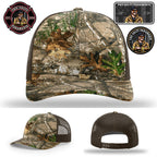 Hat with official Salty Paramedic full color leather patch
