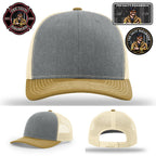 Salty Paramedic firefighter approved leather patch hat