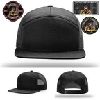 Full color leather patch hat designed by The Salty Paramedic