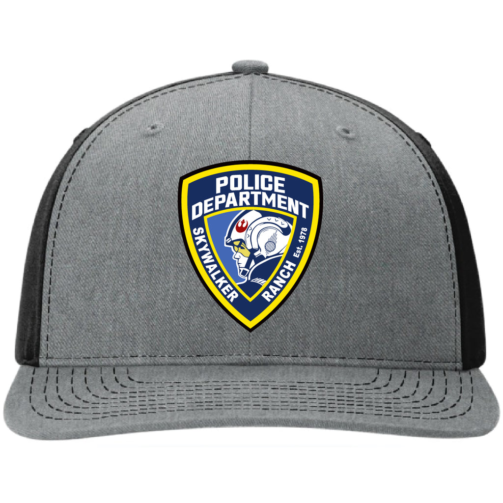 Skywalker Ranch Firefighter Leather Patch Hat