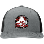South Metro Fire Rescue firefighter hat built with genuine leather patch