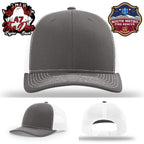South Metro Fire Rescue firefighter hat with structured crown and patch