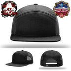 Firefighter hat featuring South Metro Fire Rescue leather patch emblem
