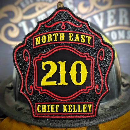 Standard Issue firefighter helmet shield leather crafted